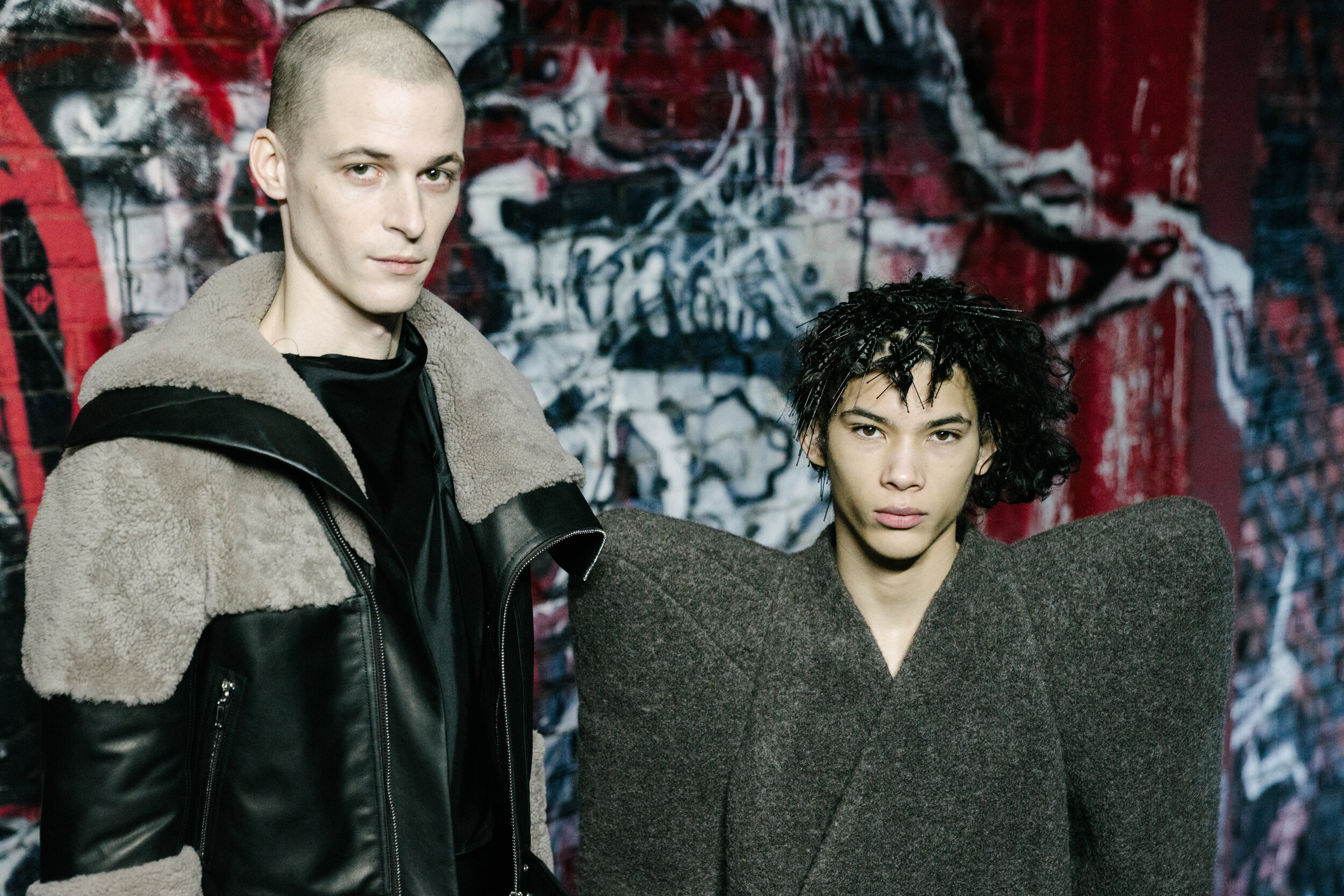 Backstage at Rick Owens — THE NEW ORDER