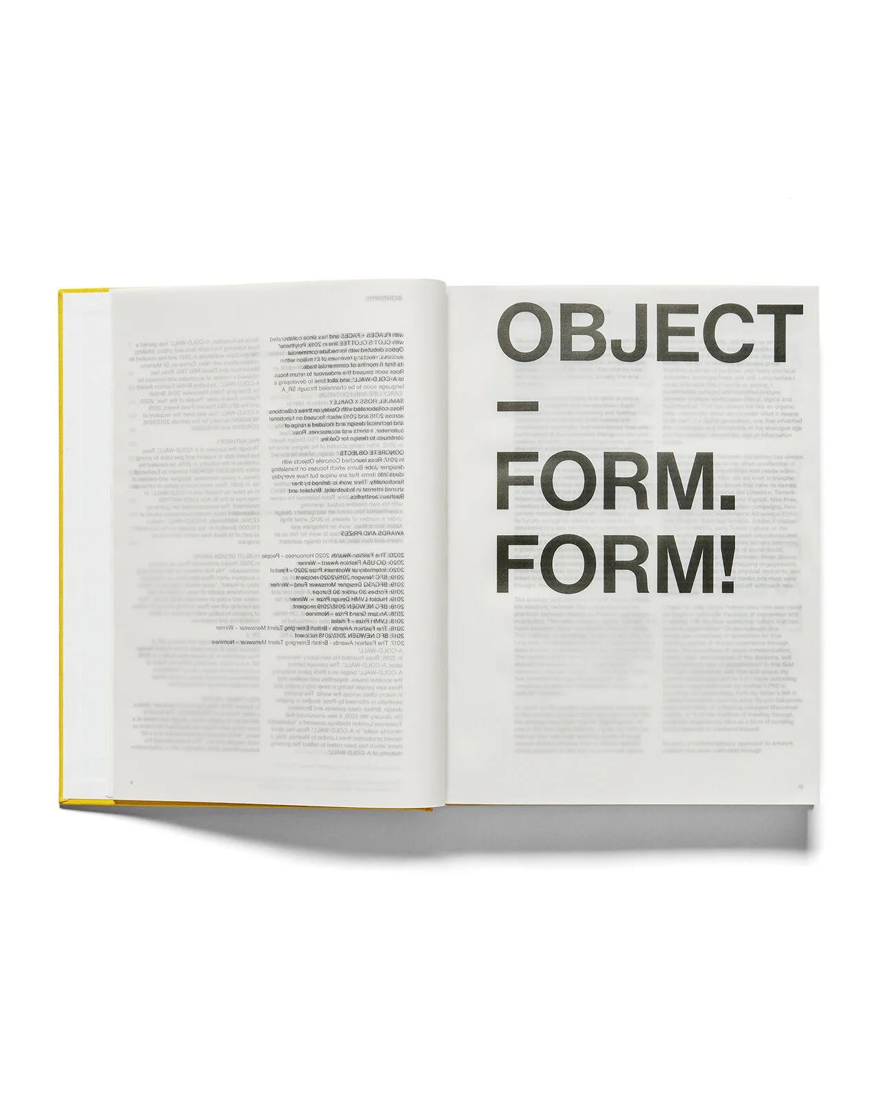 OBJECT-FORM.FORM BY SAMUEL ROSS