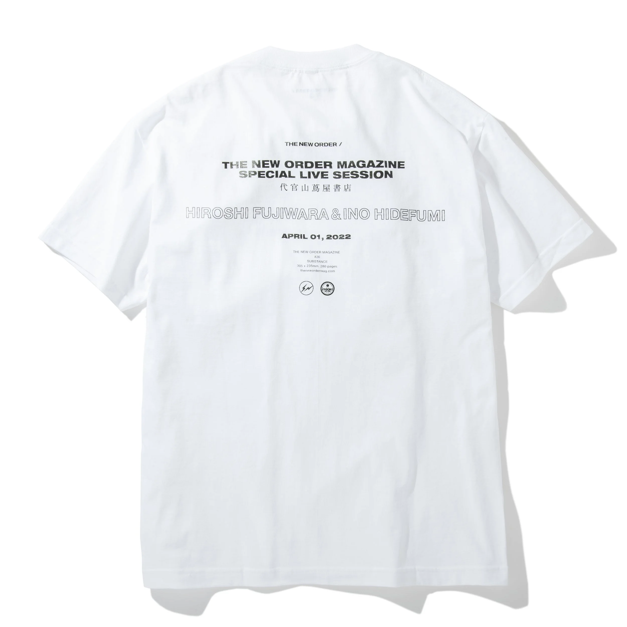 THE NEW ORDER + FRAGMENT DESIGN + INNOCENT RECORDS T-SHIRT (WHITE) — THE  NEW ORDER /