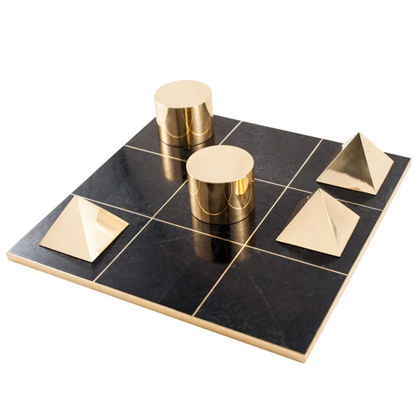 Brass & Stone Tic-Tac-Toe
