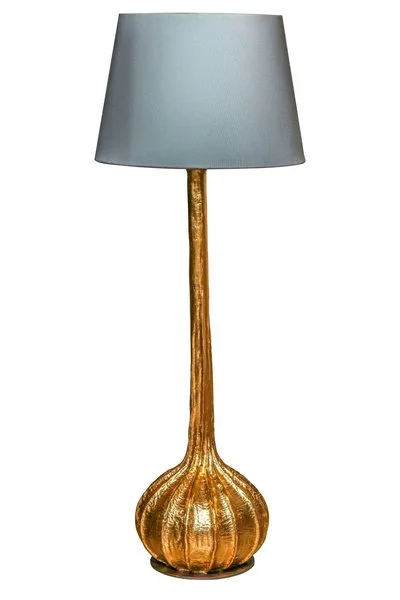 gold pumpkin lamp