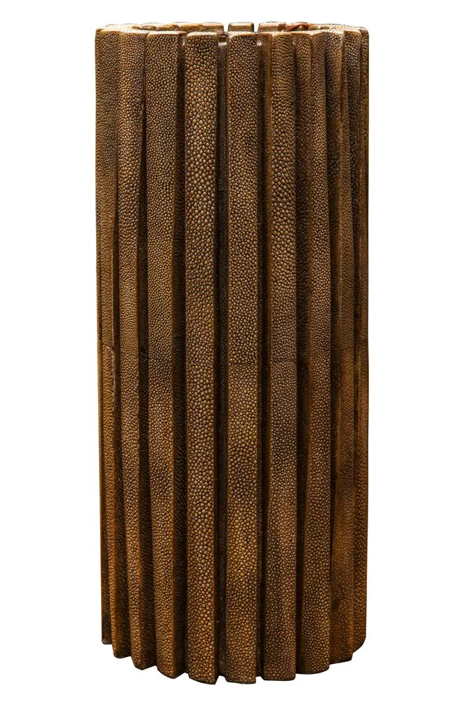 Vase in antique chocolate