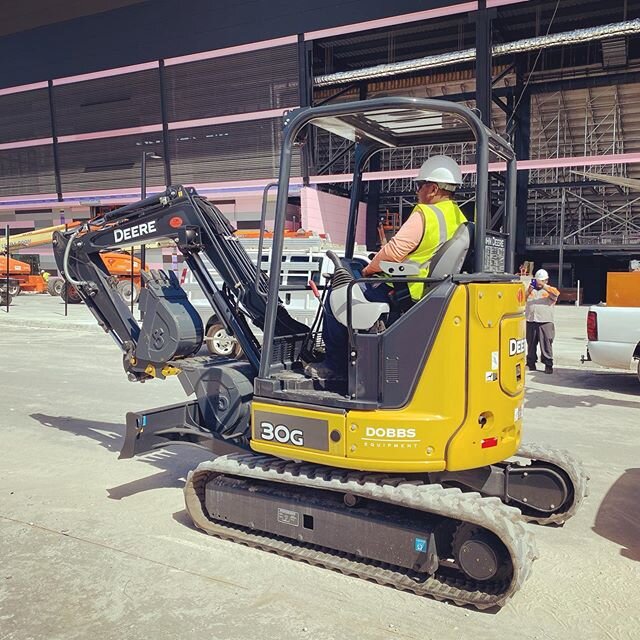 JD 30 Mini Excavator. New Addition to our fleet to better serve our new construction clients. #stadiumconstruction #miamilandscape #miamilandscaping