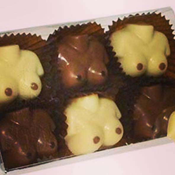 Give them a little check this morning.... #mastectexpect #checkyourboobies #changes #lumps #bumps #boobies #breasts #chocolate