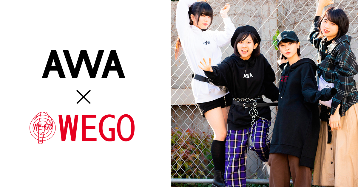 「AWA」とアパレルショップ「WEGO」のコラボ企画第九弾!第3期となる新生BiSが登場 ビジュアル撮影の裏側を語ったオリジナルヴォイスを公開