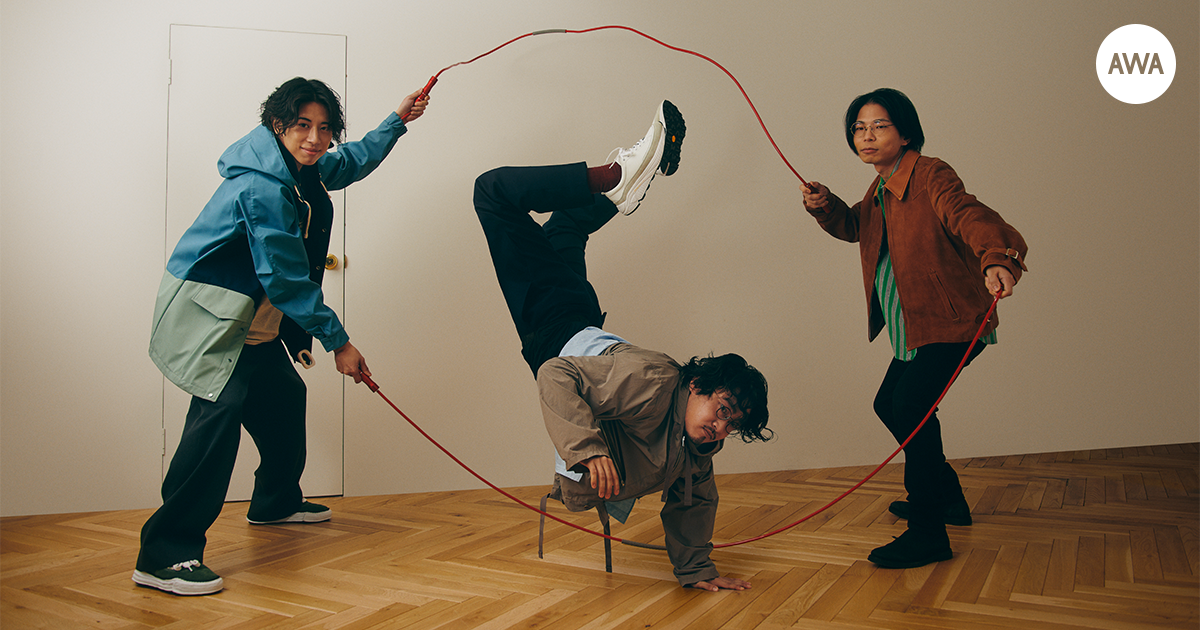 札幌発の3ピースロックバンドの「ズーカラデル」が“CTS→HND”をテーマに「AWA」でプレイリストを公開