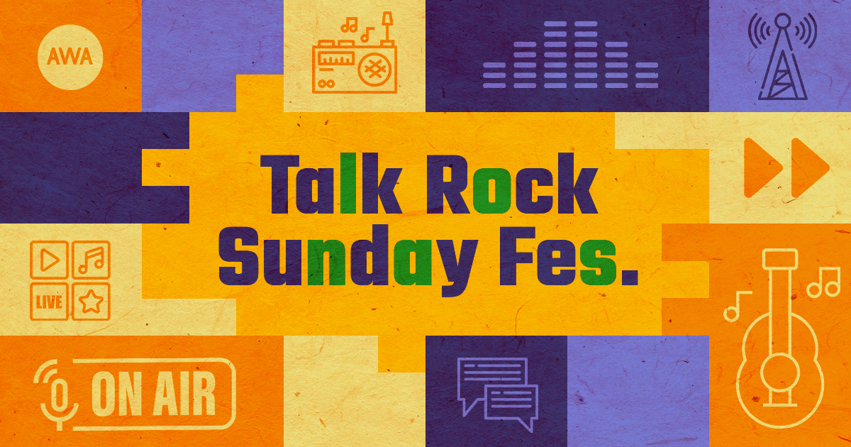 音声ライブ配信機能を使用したオンラインロックフェス「Talk Rock Sunday Fes.」をAWAで開催！総勢8組のロックアーティストがフェス形式でラジオ配信ラウンジを展開