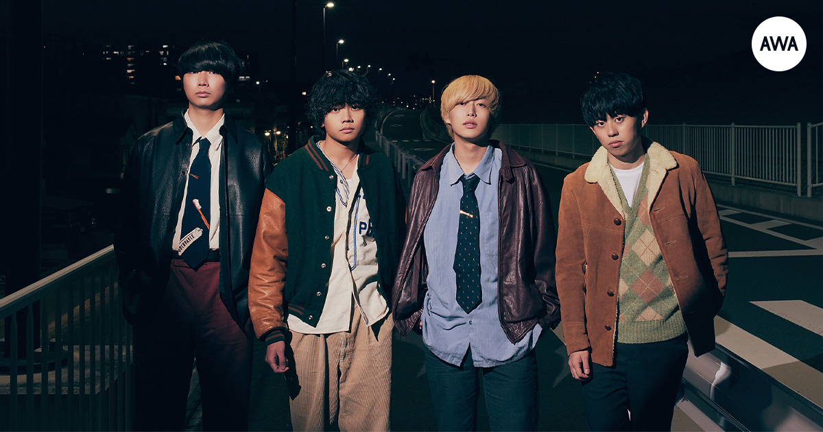 平均年齢20歳の4ピースギターロックバンド「ヤングスキニー」が“冬に聴きたい曲”をテーマに「AWA」でプレイリストを公開