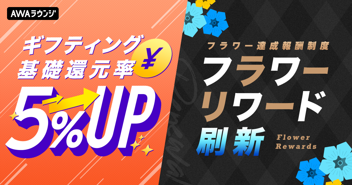 ギフティングの還元率を引き上げ！さらに達成報酬フラチャリワードを一新し報酬数を拡大