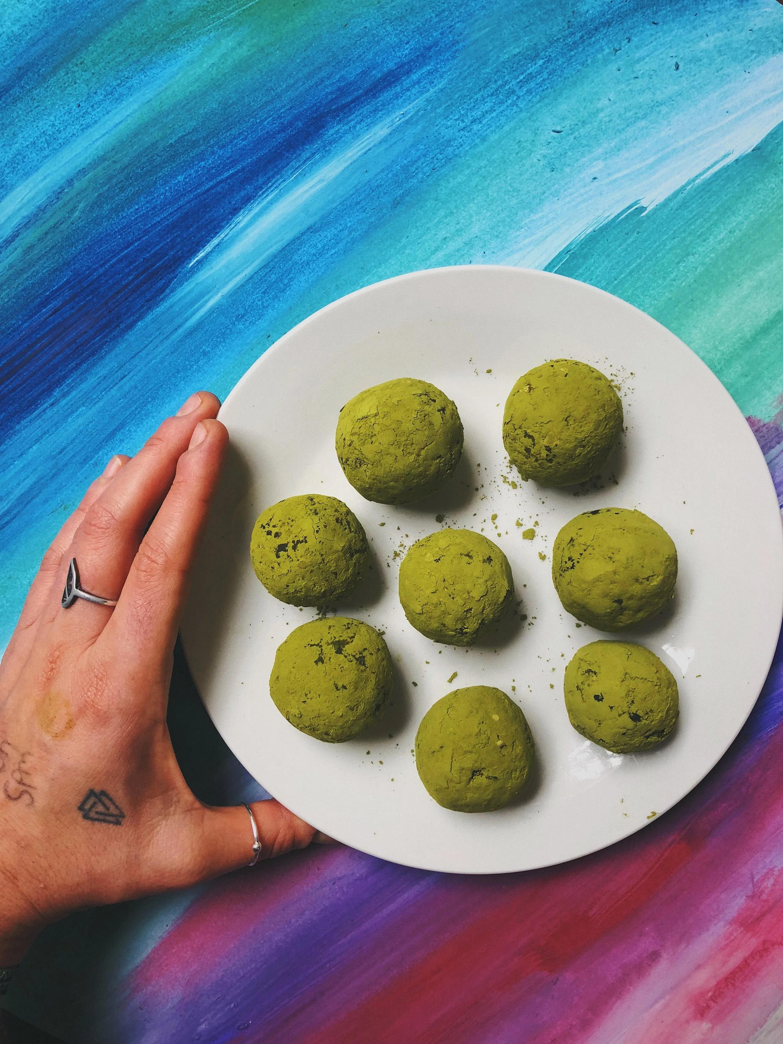 The powder power of matcha tea.