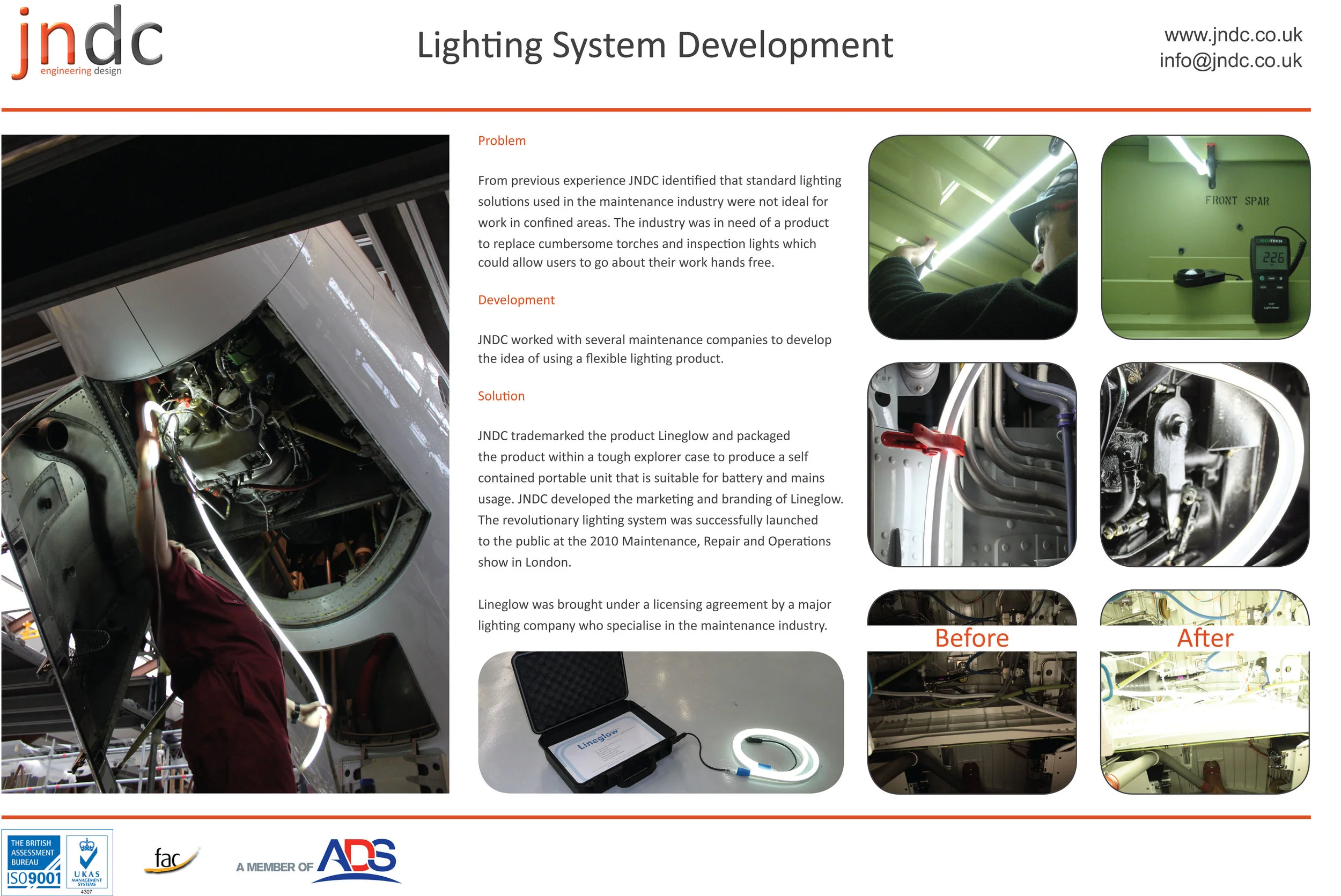 INDUSTRIAL LIGHTING SYSTEM DESIGN & DEVELOPMENT