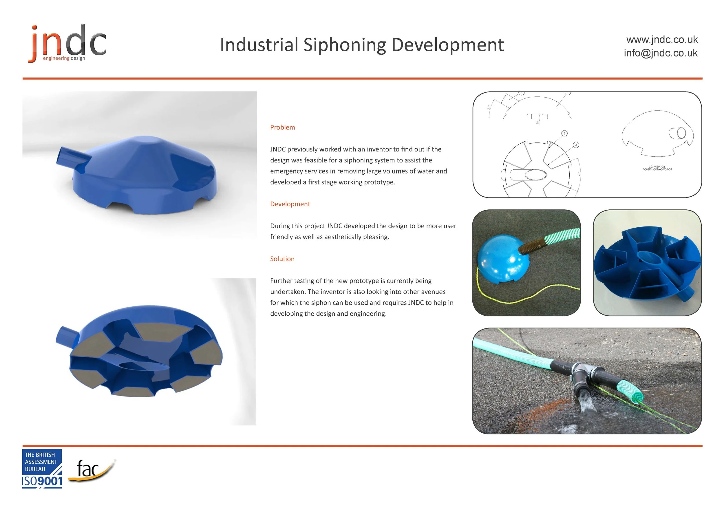 DESIGN & DEVELOPMENT OF AN INDUSTRIAL SIPHONING SYSTEM