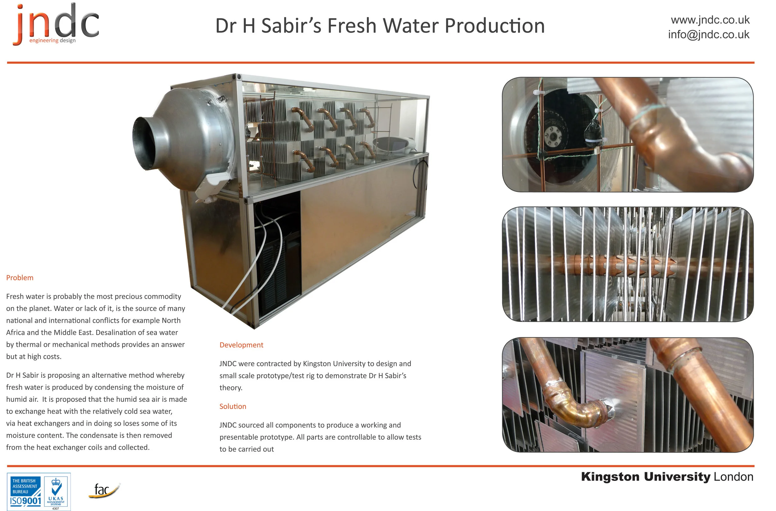 FRESH WATER PRODUCTION SYSTEM