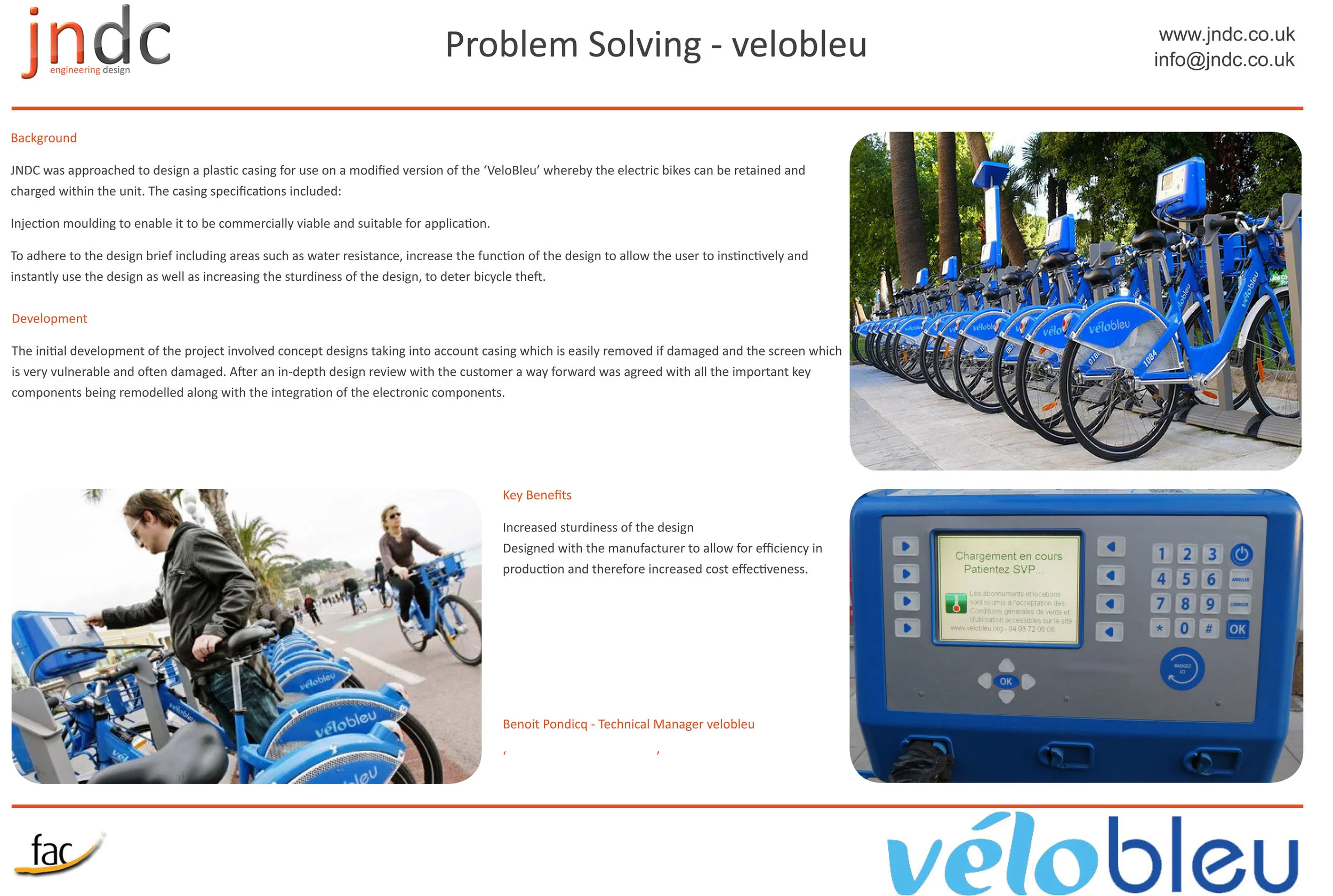 PROBLEM SOLVING - VELOBLEU