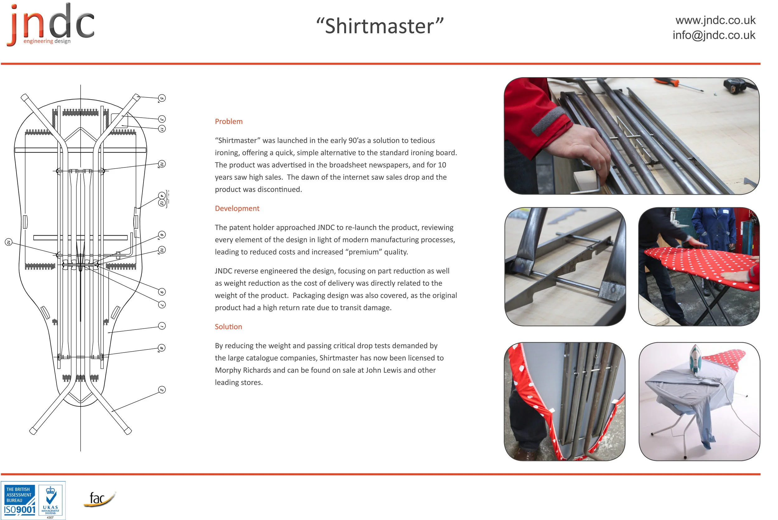 PRODUCT RE-DESIGN FOR MANUFACTURE