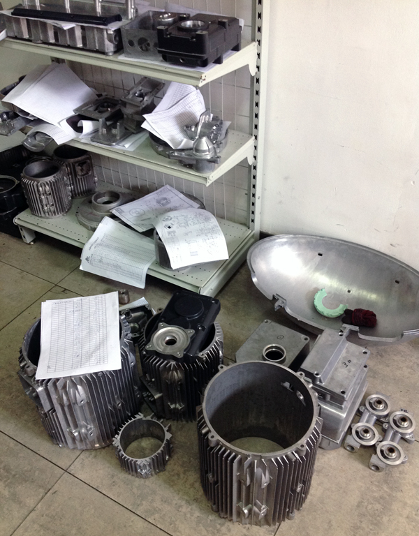 products going through quality checks