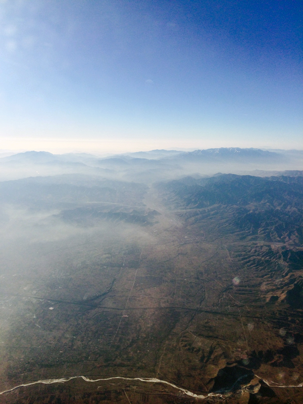 Mongolia from the air