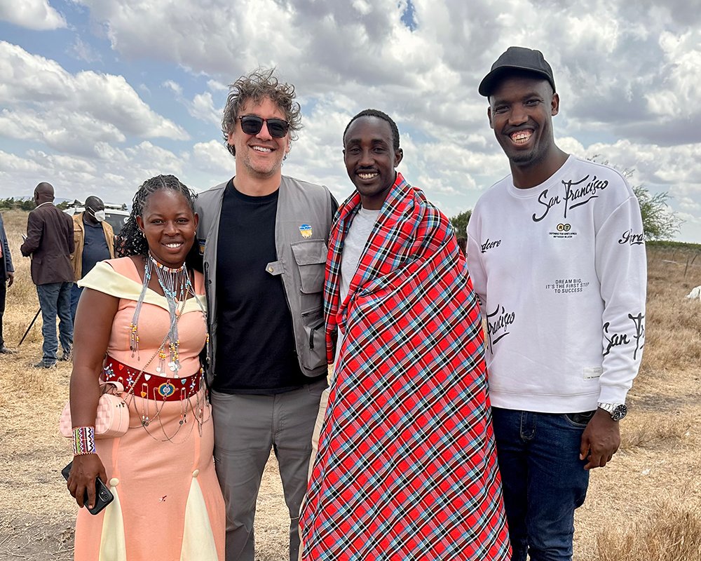  LHI COO Jaron visited Kenya for our first ever distribution there. 