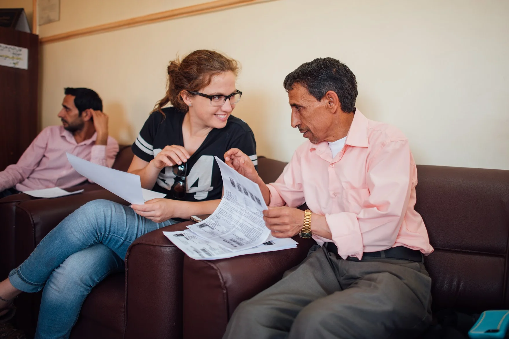 LHI collaborates directly with other orgs on the ground, both domestic and international, to make sure we aren't doubling up and are reaching the most vulnerable families. Photo by Mike Walton.