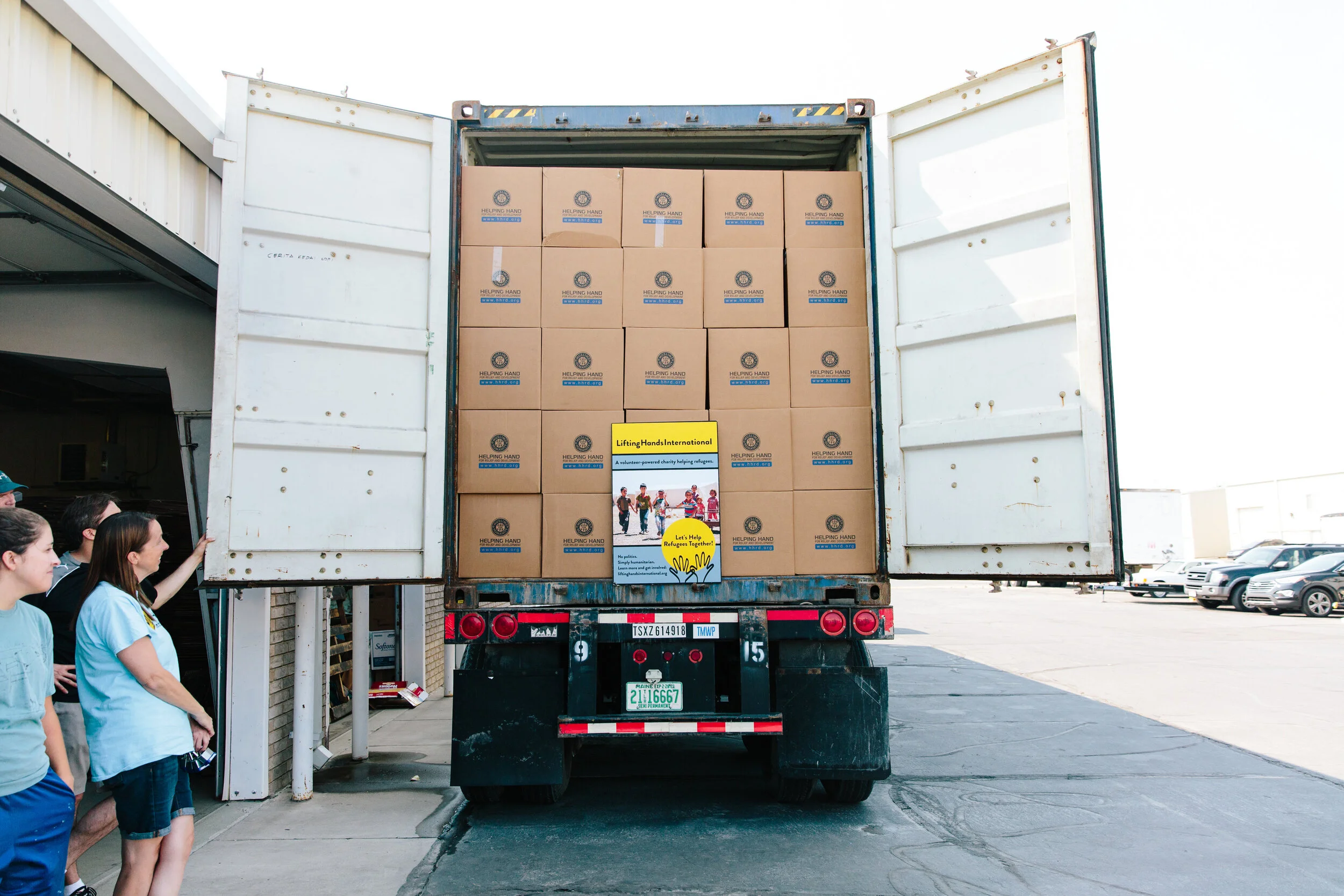   A full container, ready to ship!  