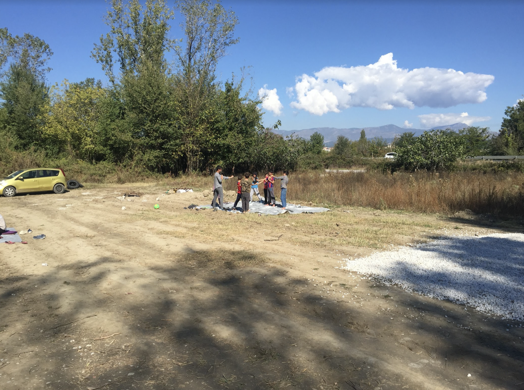   The field that would become LHI’s Refugee Center in Serres, Greece.  