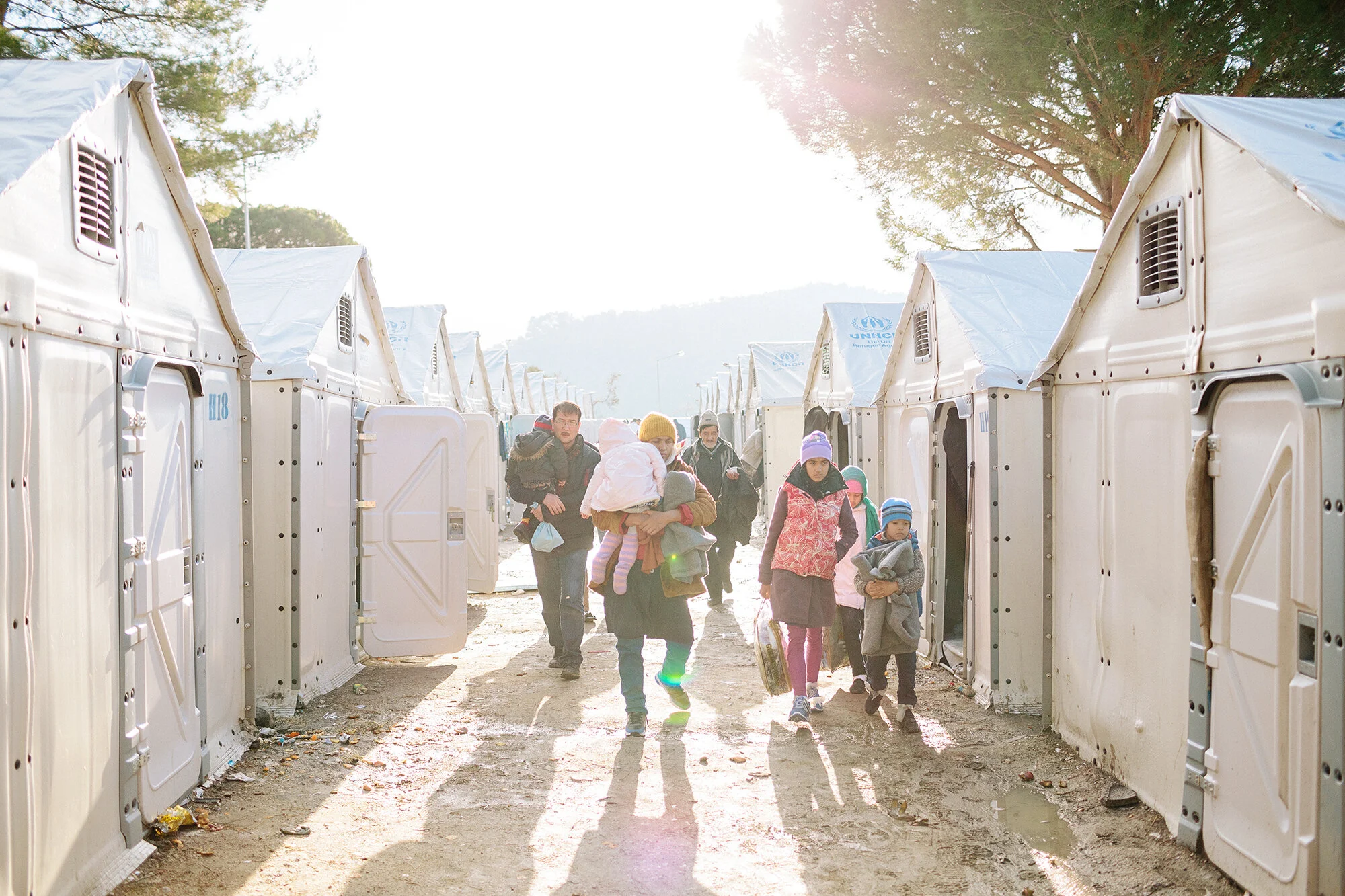   Isoboxes were a welcome upgrade in Serres Camp from the rustic tents with dirt floors.  