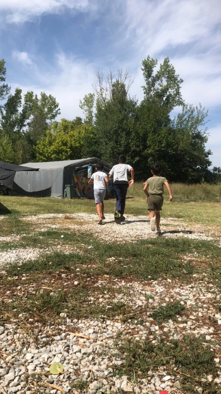  The three boys who helped Hayley weed the garden beds.  