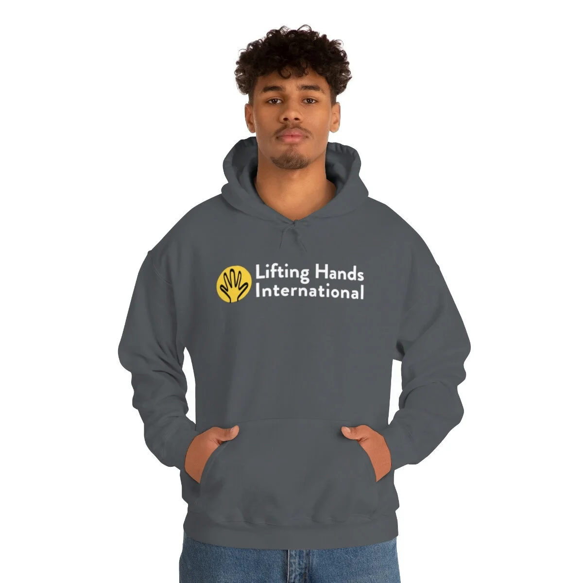 Charcoal Hoodie — Lifting Hands International