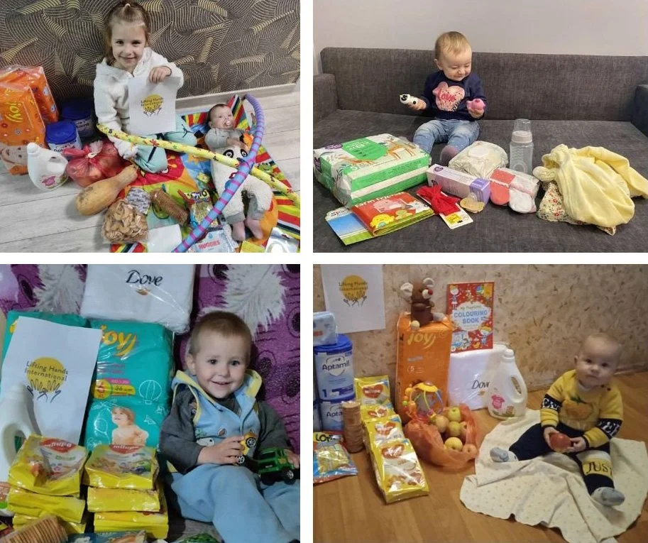  Babies love the LHI baby kits, many of which are assembled by our volunteers in Utah. 