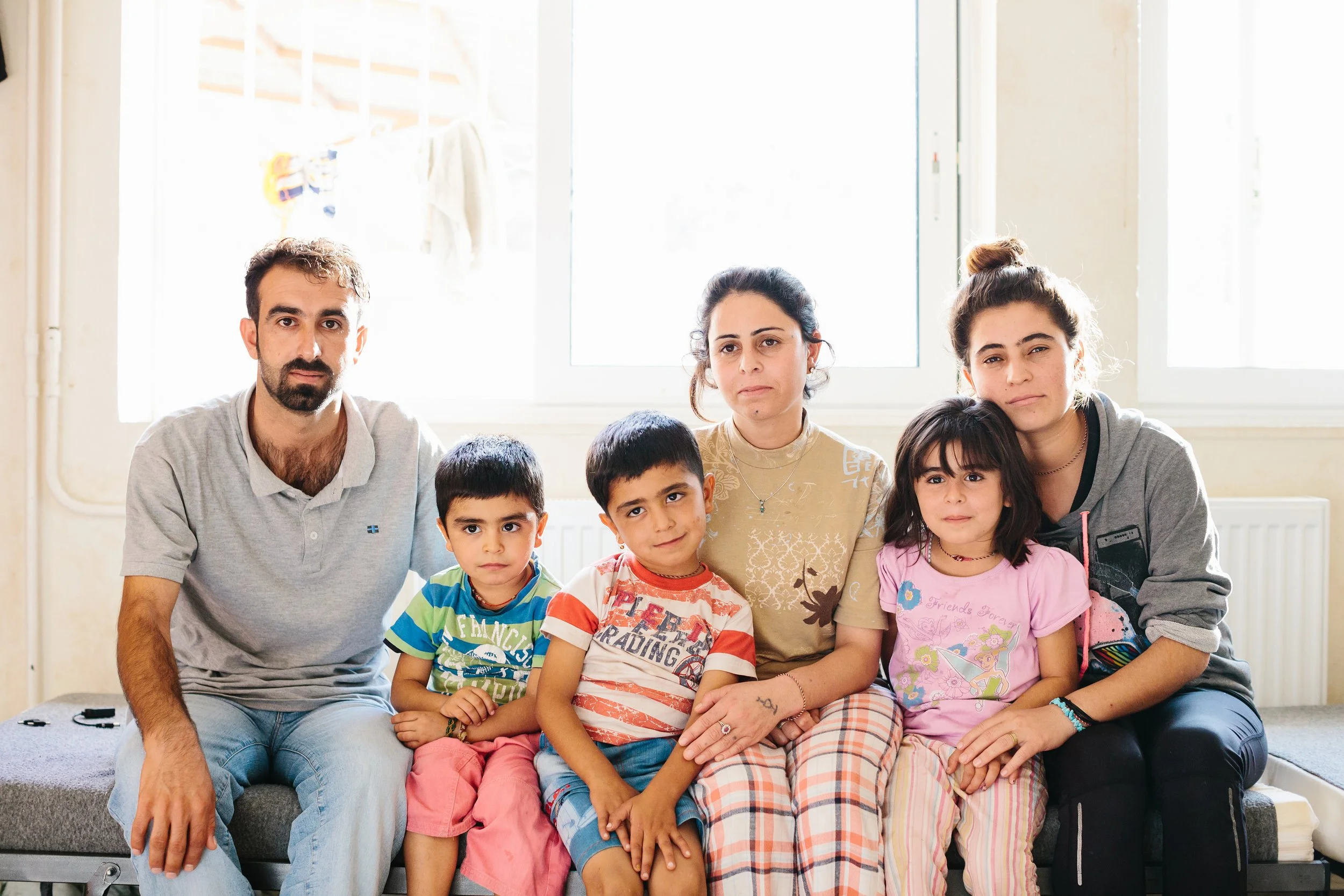  This Yazidi family was one of the to seek refuge in Greece in 2017.  They have since been resettled in Germany. 