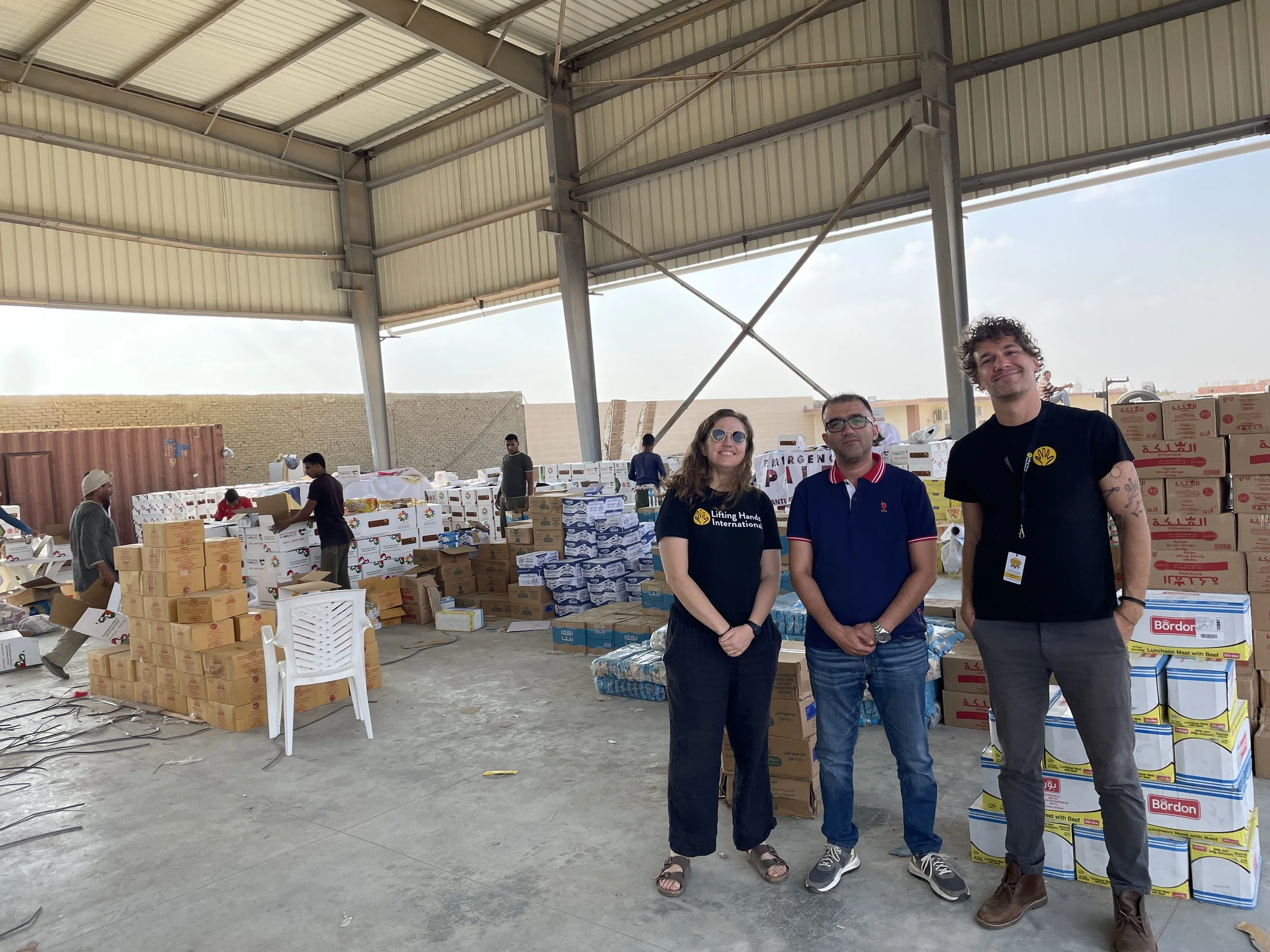 As soon as the scale of the humanitarian emergency in Gaza was apparent, LHI’s Founder and Director Hayley Smith and Director of Monitoring and Evaluation Jaron Malyon were on the ground in Egypt vetting organizations and developing partnerships that would quickly get humanitarian aid into southern Gaza and ensure that aid was distributed to civilians in need.  