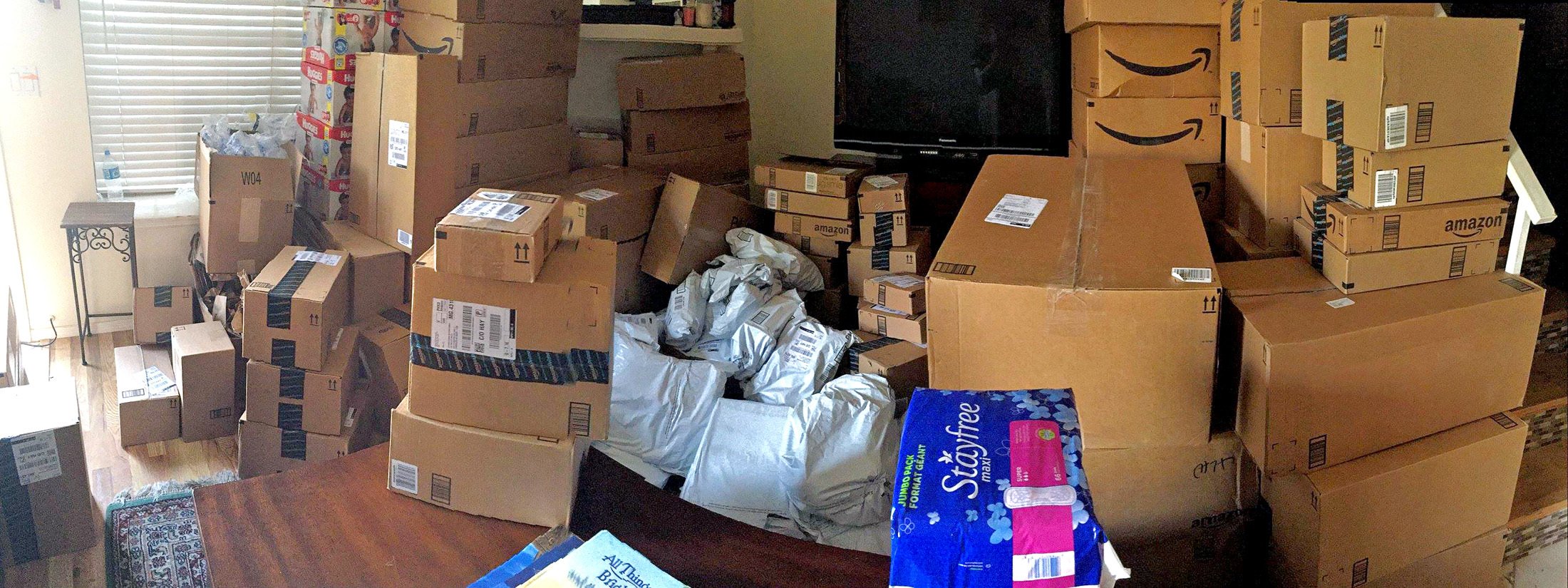  It is hard to believe that LHI’s first aid warehouse was my living room! 