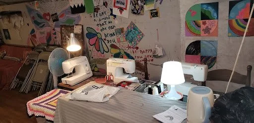  The sewing machines are enjoying a short rest before they go back to work! 