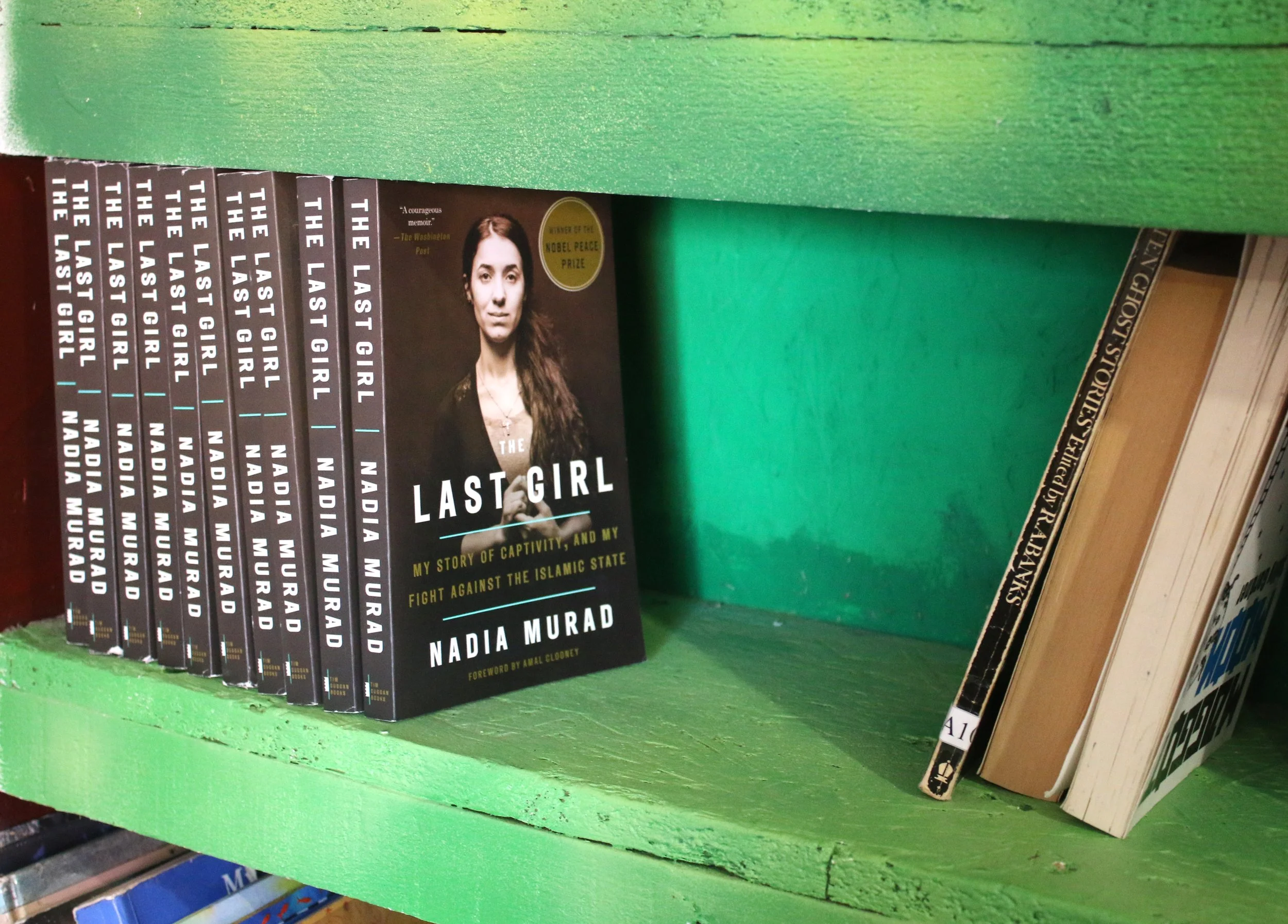   The library now contains several signed copies of “Last Girl!”  