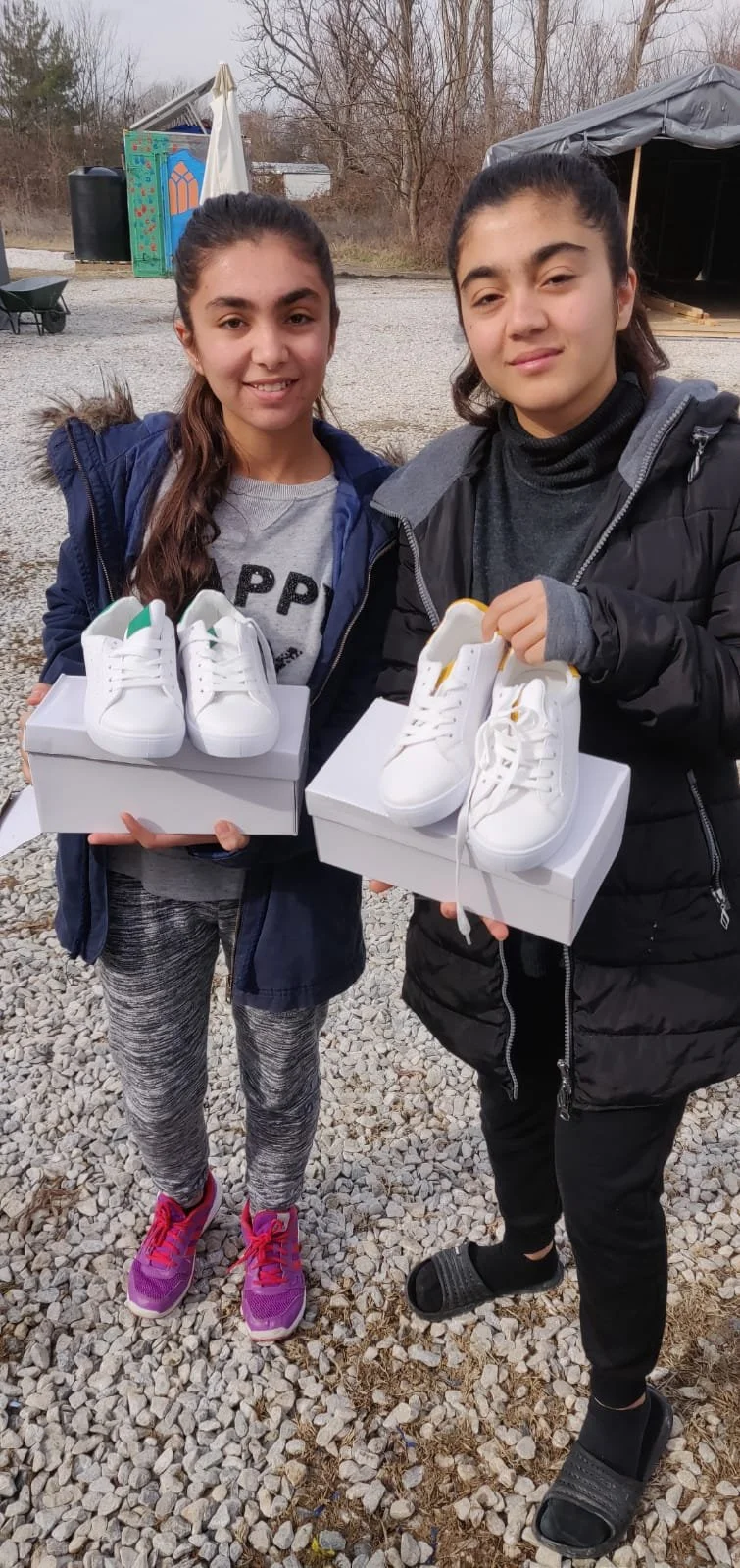  Like these shoes we distributed to beneficiaries at the LHI Community Center in Serres, Greece, one size does not fit all when it comes to humanitarian work. 
