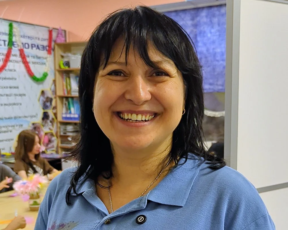  Hanna Derkach is one of the incredible team members at City of Strength’s Family Support Center in Kherson. 