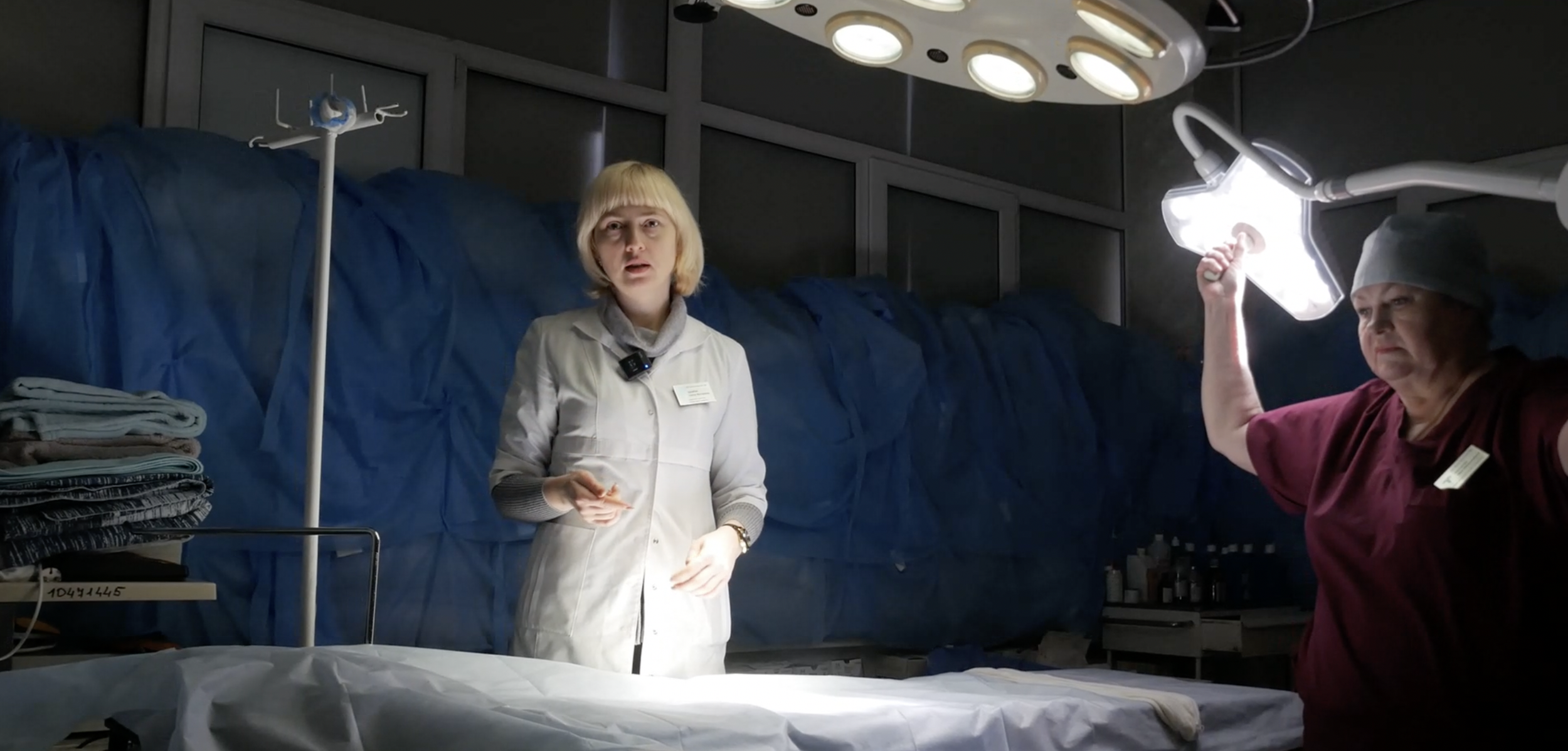  Health care workers at a surgical clinic near the front lines recently gave our Ukraine country director, Serhii, a tour of their clinic. 