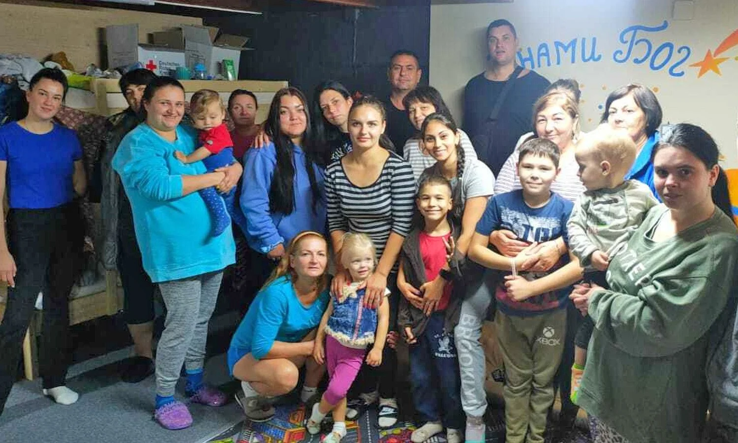  We met Stas, the Ukrainian entrepreneur-turned-humanitarian who converted a space he’d planned to use for a business into the LHI Shelter in Ukraine, and the women and children who live there. 