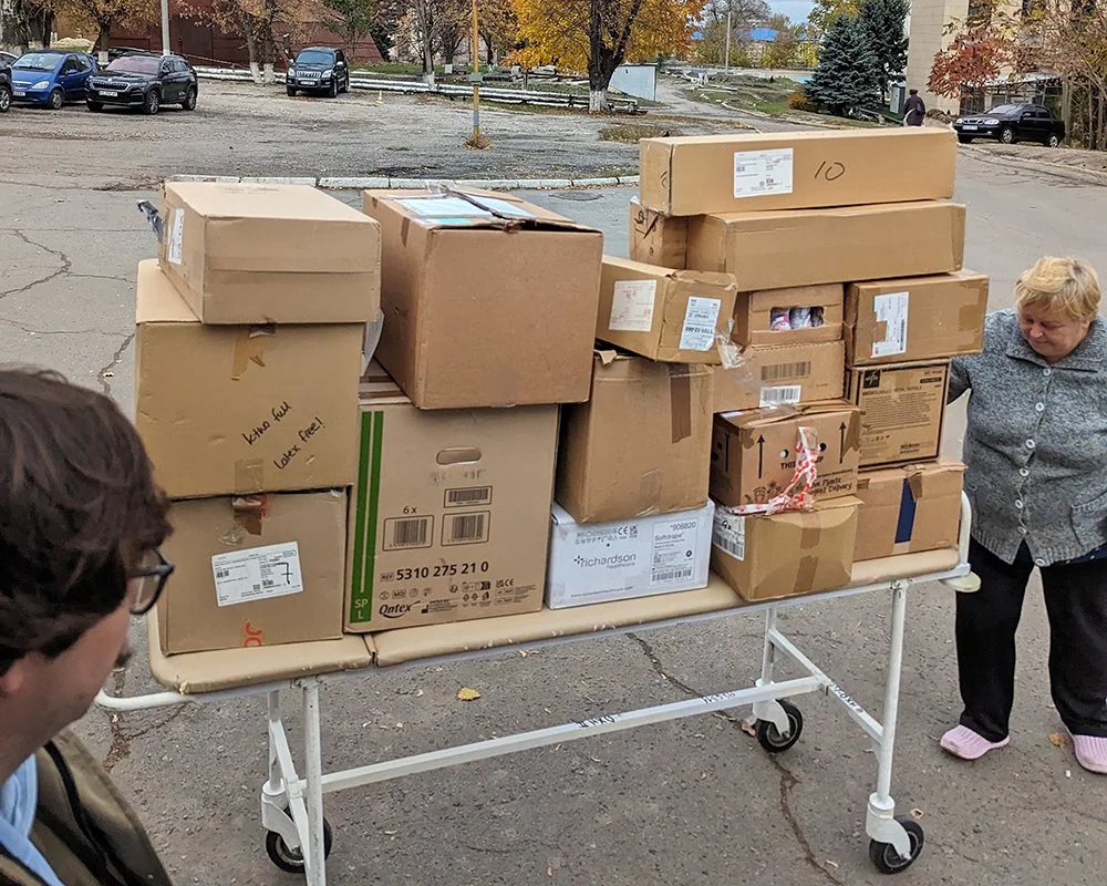  We worked quickly to deliver countless boxes of supplies and equipment. 