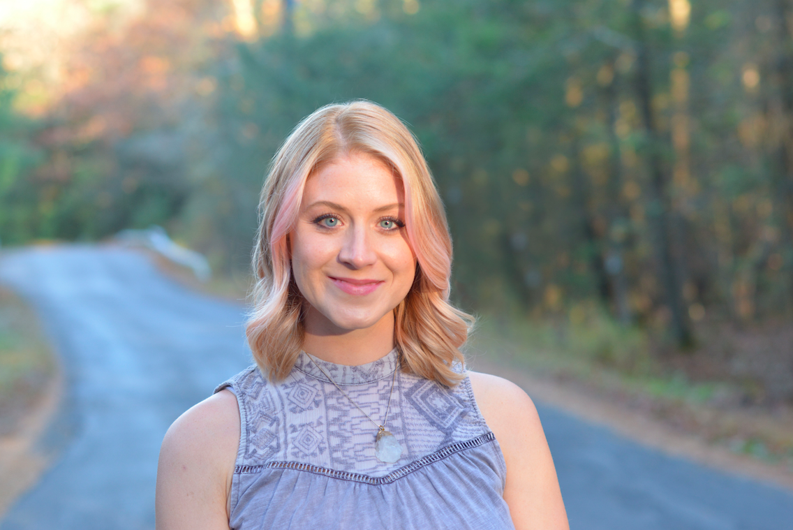 Caitlin Spencer LCSW-C owner and counselor at Pink Lotus Counseling LLC. Photo cred: Robin Briggs