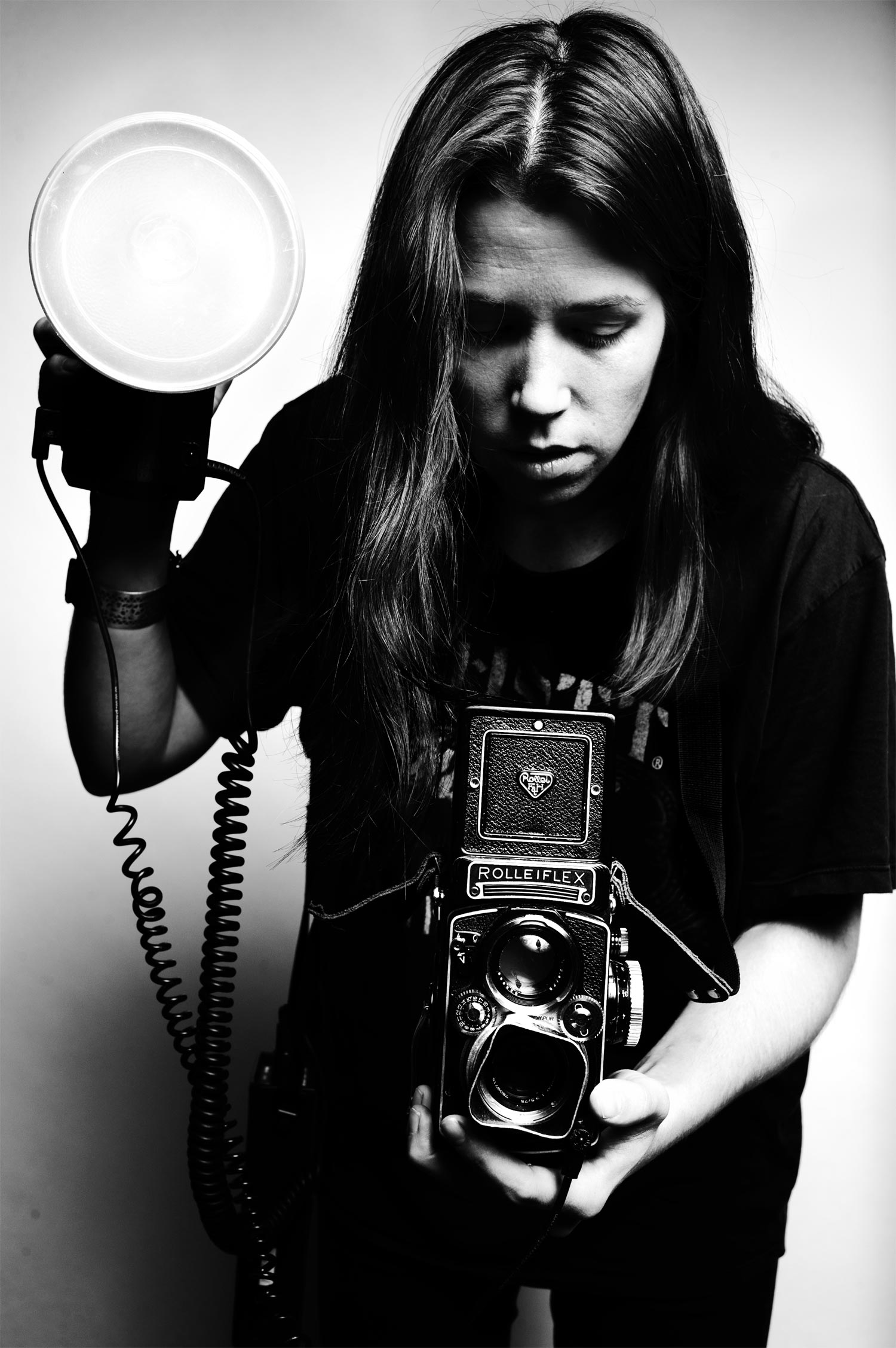 Melanie King Rolleiflex and Strobe