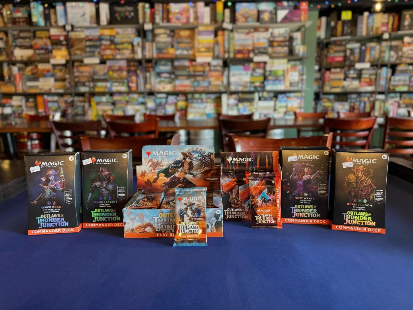 New Magic set, restock of the best selling $20 game we&rsquo;ve ever had in the shop (perfect for outdoor gaming season!), and some new fancy upgrade kits for Flamecraft.

We&rsquo;re going to put in some restock orders of dice next week; we&rsquo;re