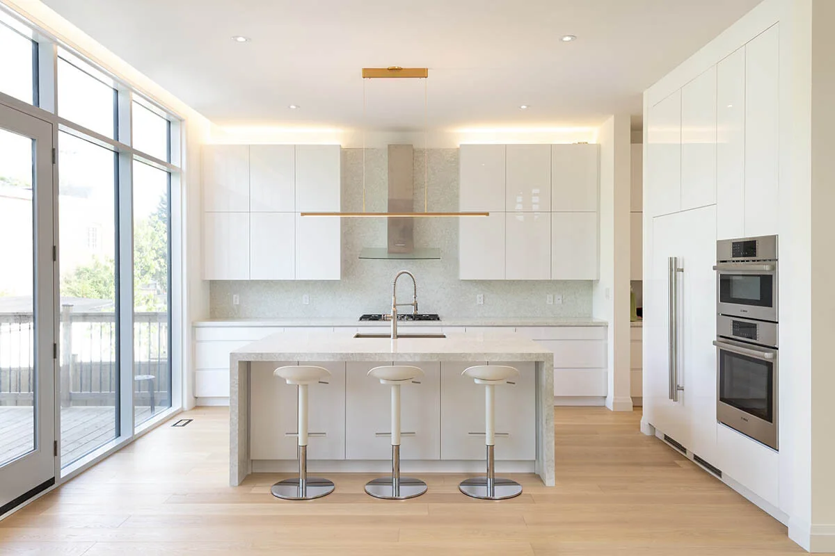 A residential kitchen designed by an architecture firm.