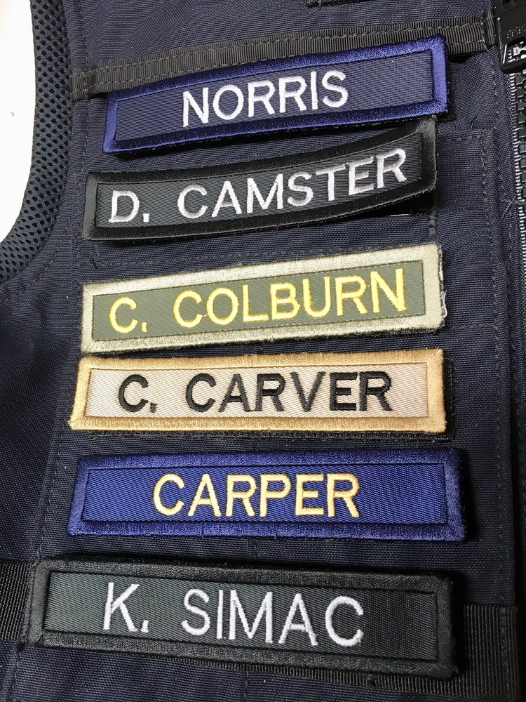 1x5 NAME/Custom Text Patch w/Hook VELCRO® — ATLAS Consulting Group, LLC -  Oregon, USA