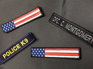 Red White and Blue American Flag Velcro Patch