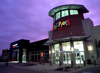 File photo. Brandon’s Shoppers Mall by night. (Economic Development Brandon / Flickr)