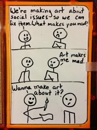 Angry? Artsy? This is your week to shine. (Facebook / Angry Arts Week)