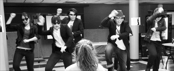 The Chinese Students’ Association performing PSY’s “Gangnam Style”. (Holly Kalyniuk / The Quill)