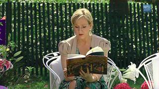 File photo. ‘Harry Potter’ author J.K. Rowling reading the first installment in her enormously popular series. (Facebook / The magic will last for eternity)