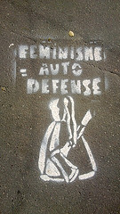 “Feminism = auto defense” (Denis Bocquet / Flickr)